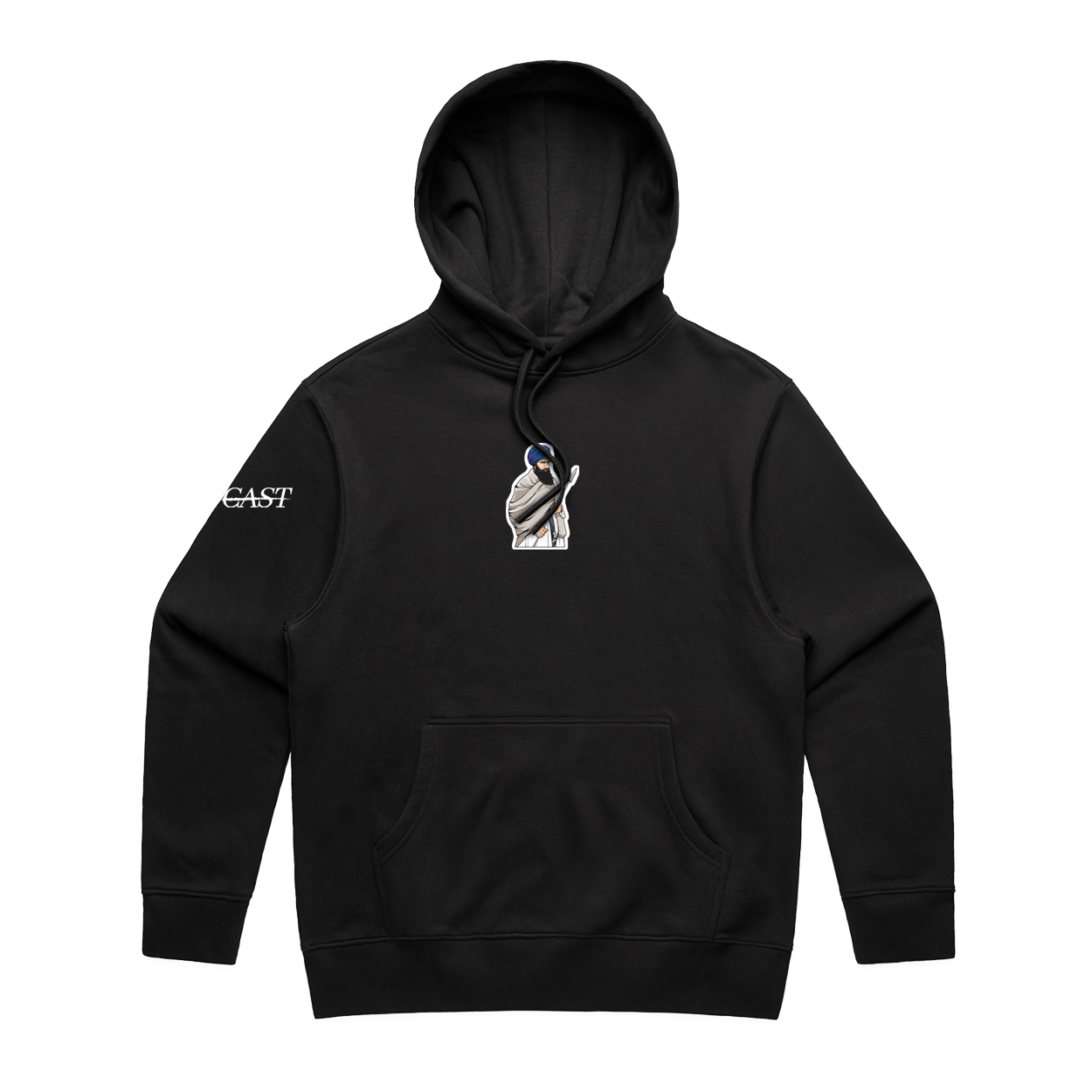 Sant Ji Sticker Heavy Hoodie